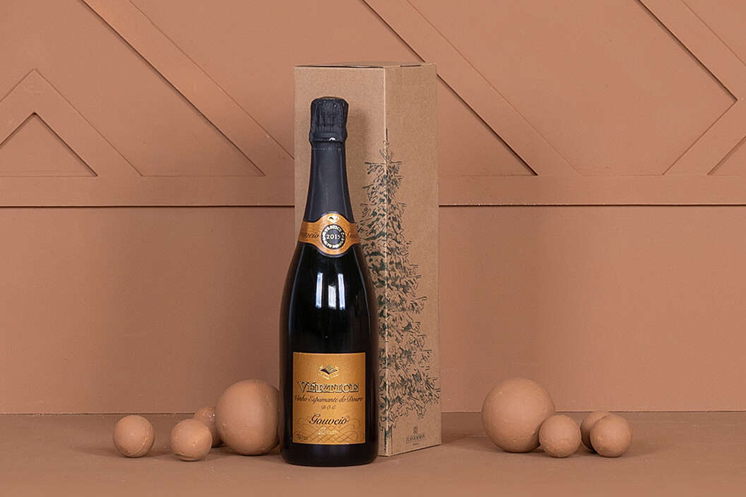 Vinho para oferta num presente corporativo