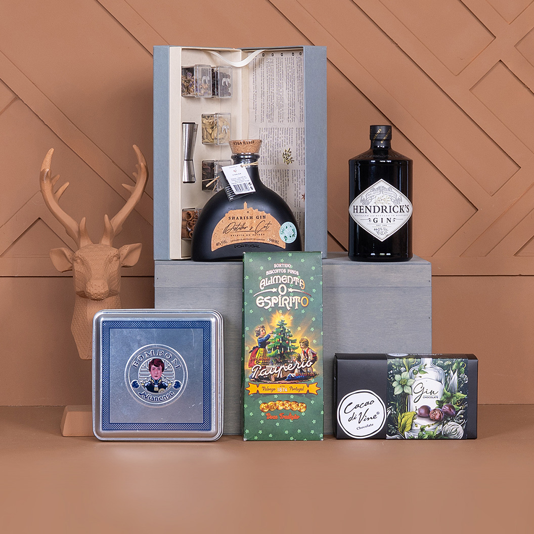 Cabazes de vinho como presente natalício