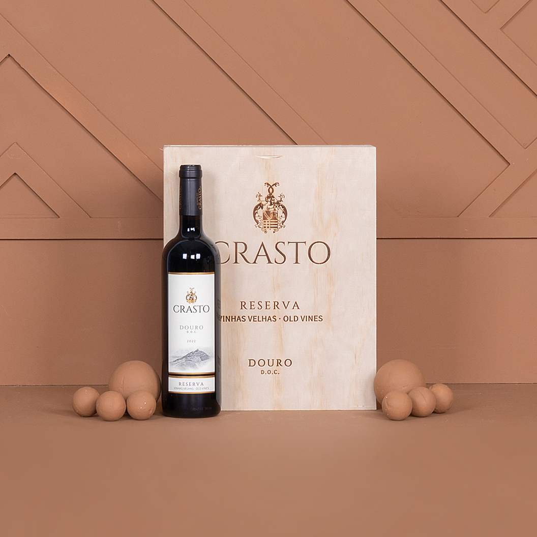 Cabaz de natal de vinhos com seleção clássica