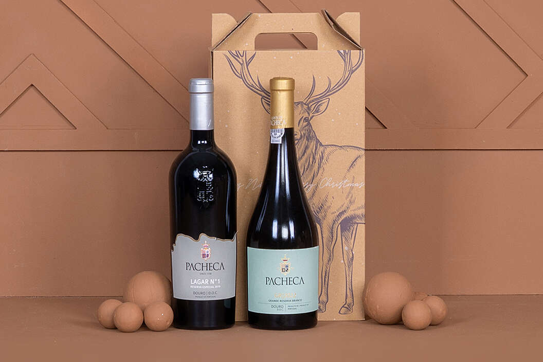 Cabaz de natal de vinhos para colaboradores